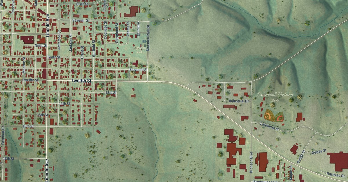 Map of Fennimore, Wisconsin in 2026