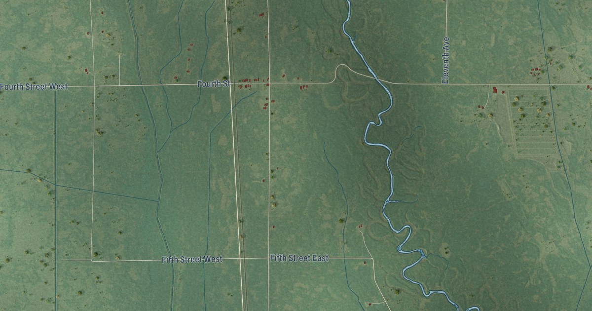 Map of Finley, Wisconsin in 2026