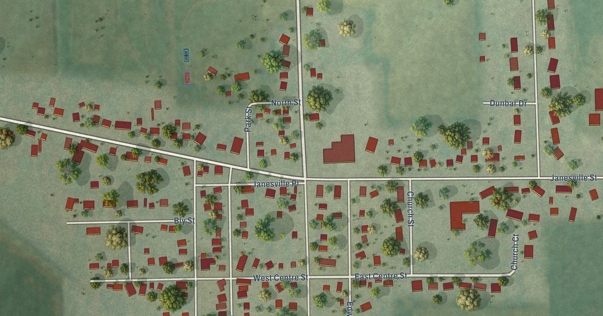 Map of Footville, Wisconsin in 2026