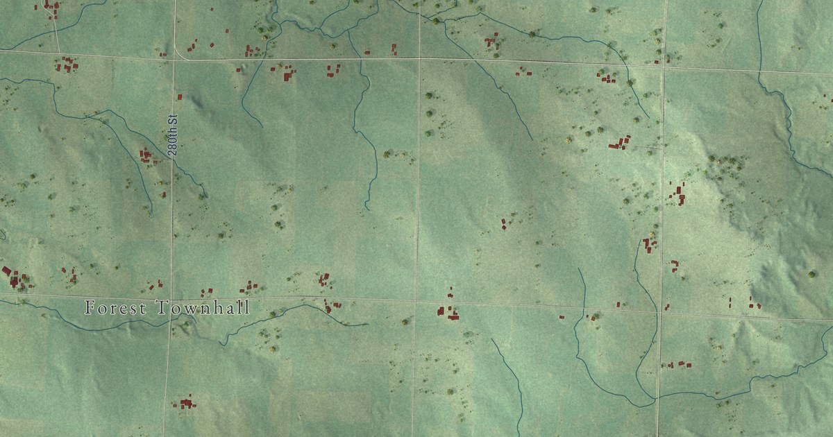 Map of Forest, St. Croix County, Wisconsin in 2026