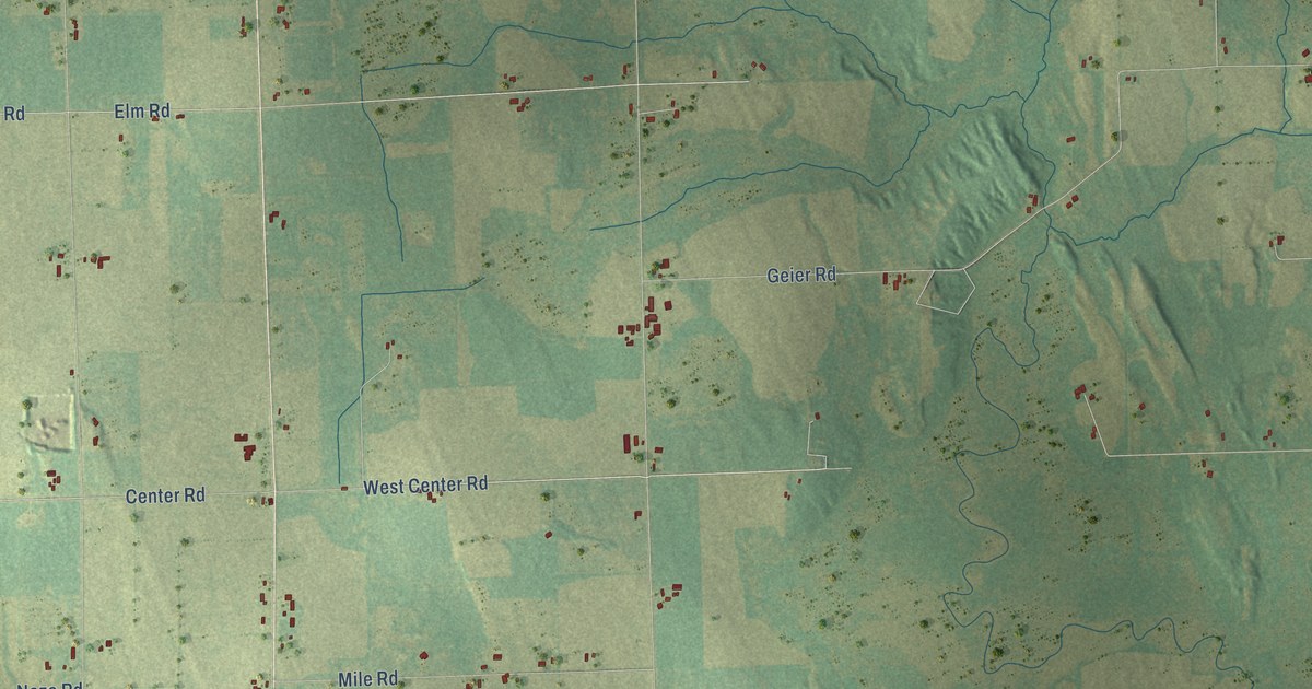 Map of the Town of Forestville, Wisconsin in 2026