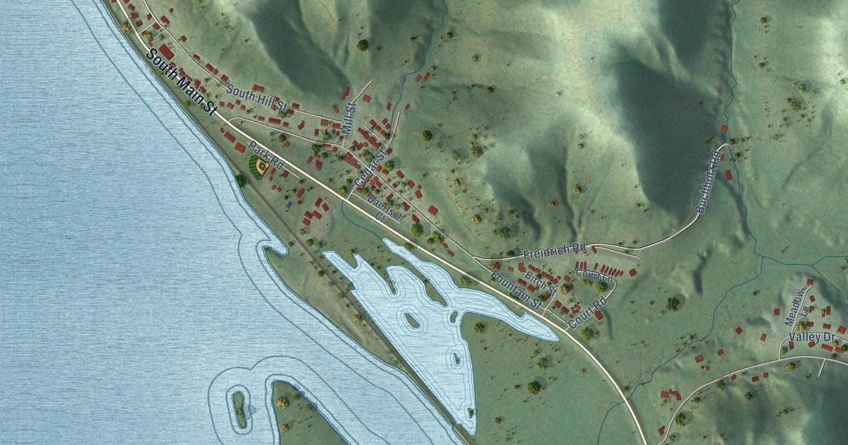 Map of Fountain City, Wisconsin in 2026