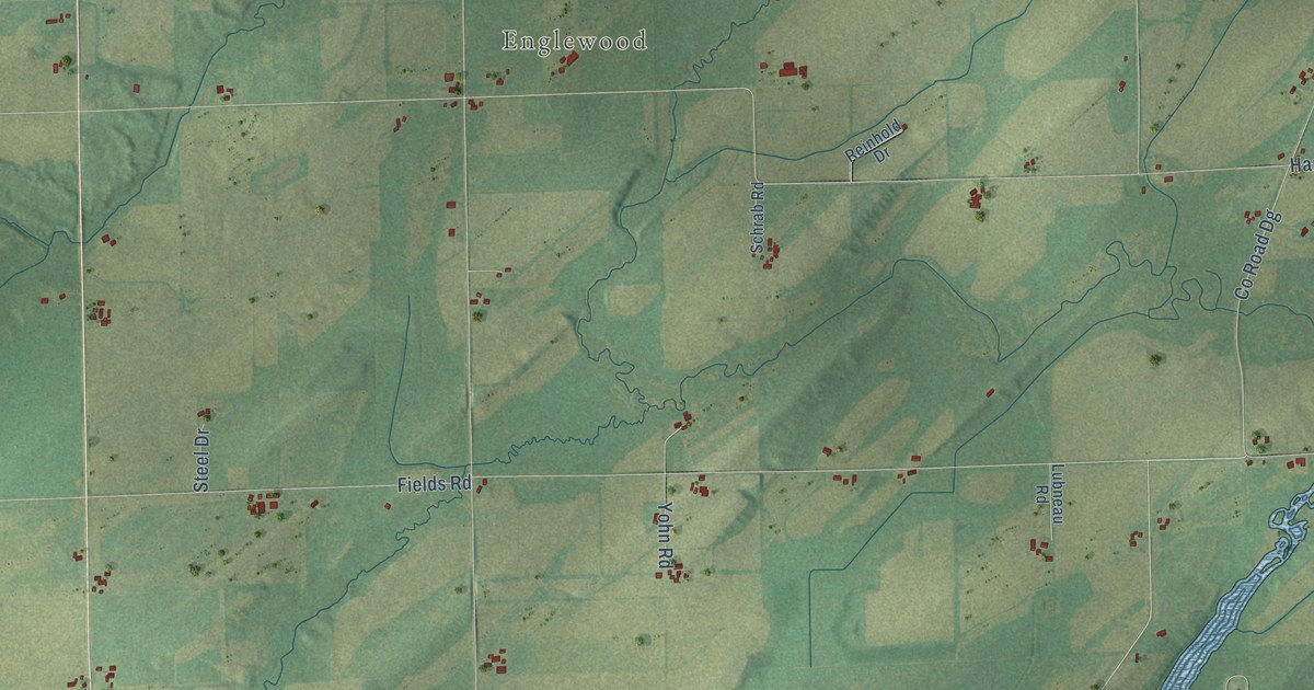 Map of Fountain Prairie, Wisconsin in 2026
