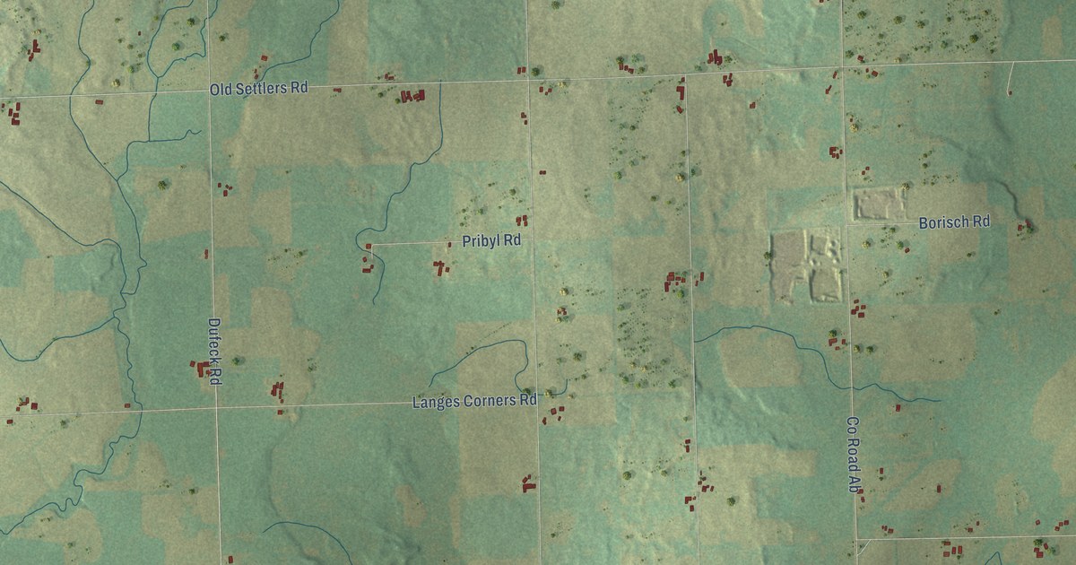 Map of Franklin, Kewaunee County, Wisconsin in 2026