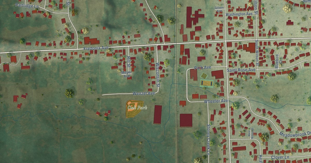 Map of Fredonia, Wisconsin in 2026