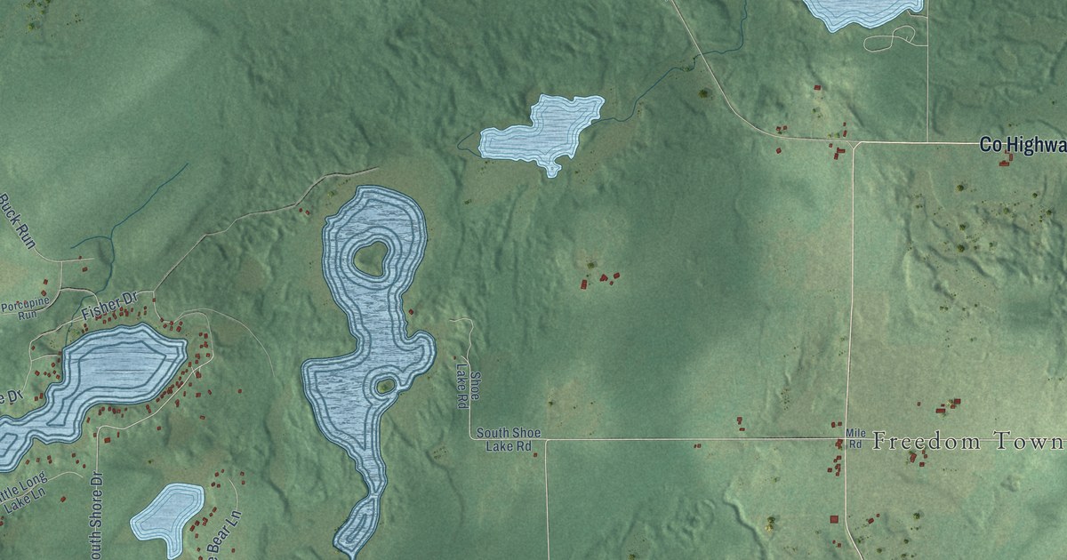Map of Freedom, Forest County, Wisconsin in 2026