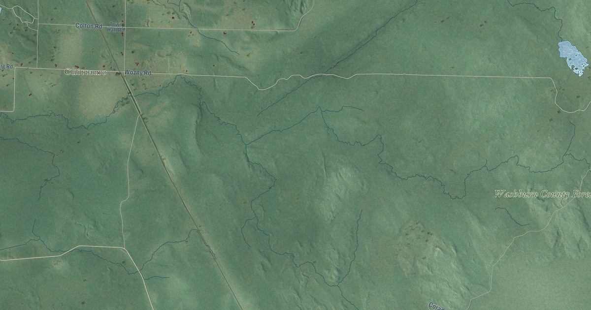 Map of Frog Creek, Wisconsin in 2026