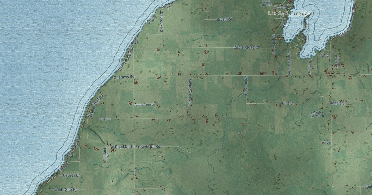 Map of Gardner, Wisconsin in 2026