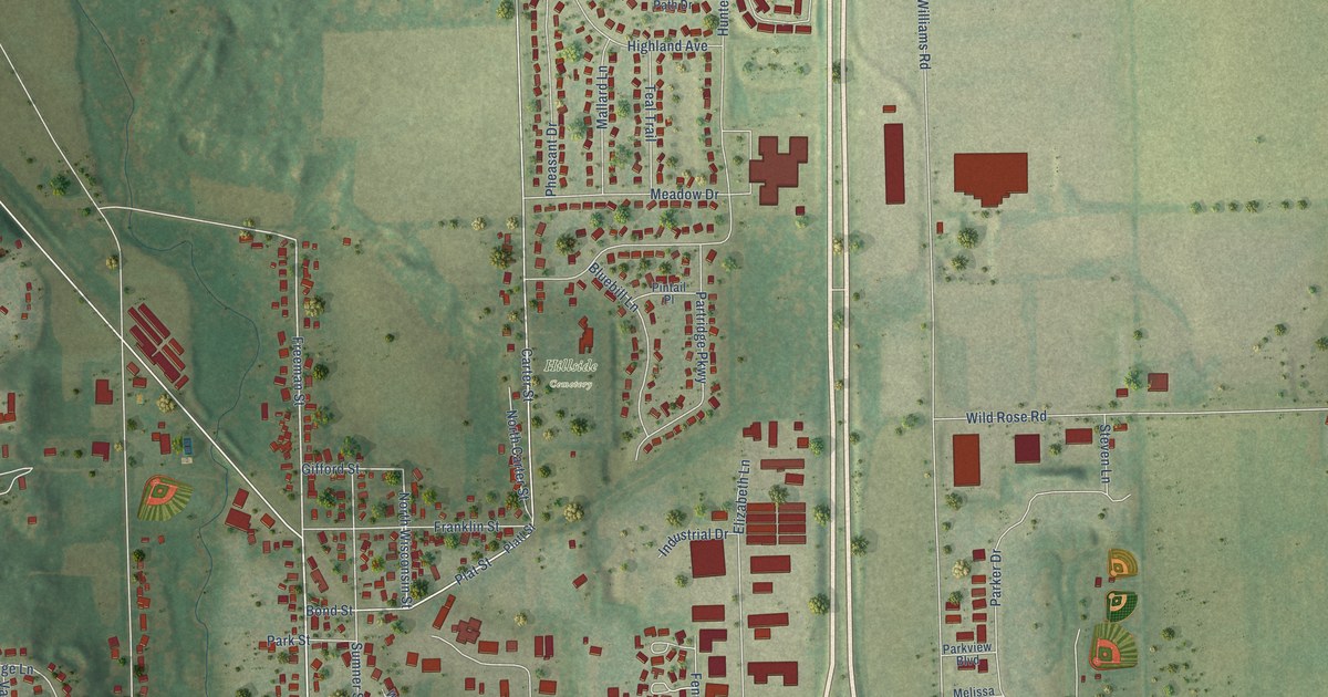 Map of Genoa City, Wisconsin in 2026