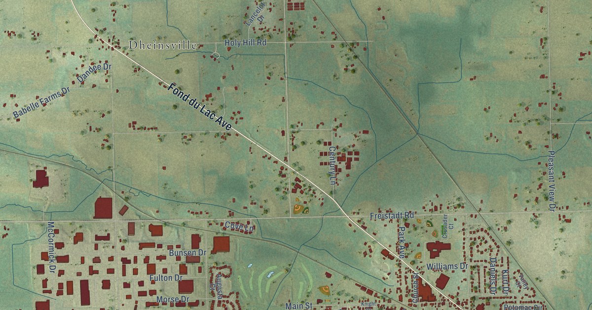 Map of Germantown, Washington County, Wisconsin in 2026