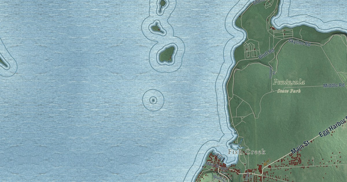 Map of Gibraltar, Wisconsin in 2026