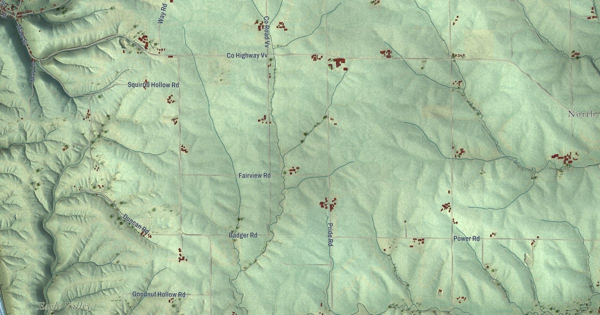 Map of Glen Haven, Wisconsin in 2026
