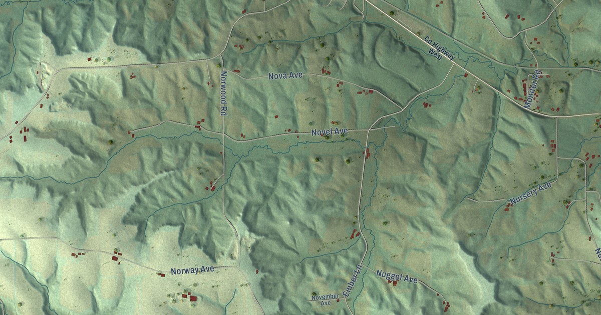 Map of Glendale, Monroe County, Wisconsin in 2026