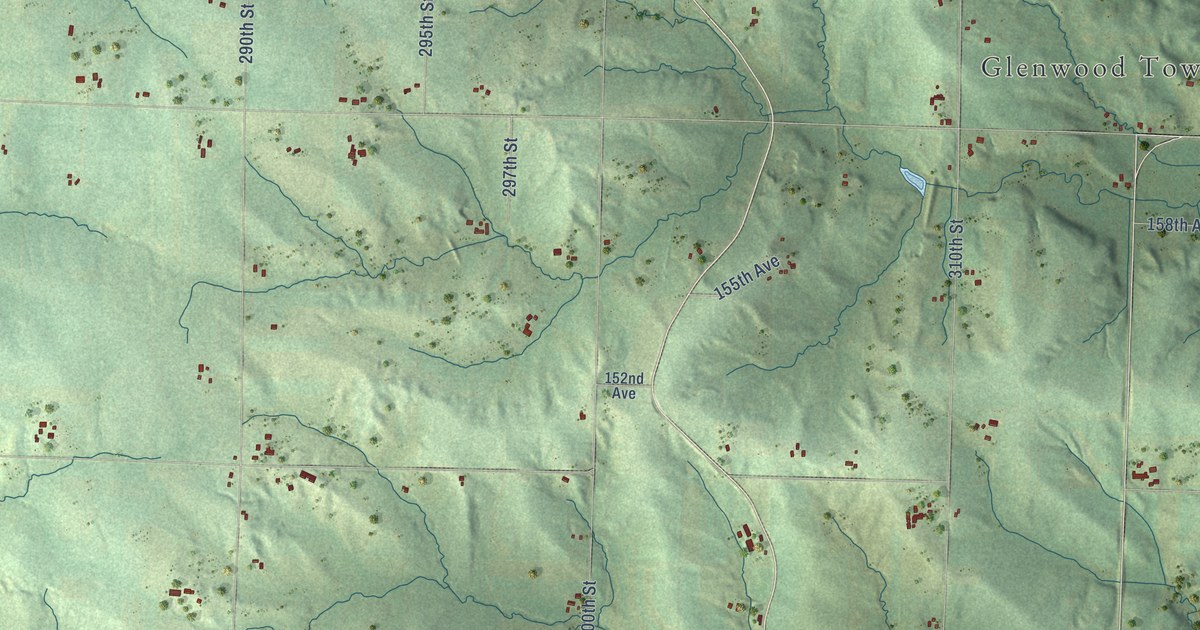 Map of Glenwood, Wisconsin in 2026
