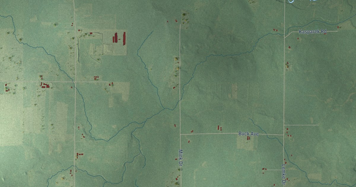Map of Goodrich, Wisconsin in 2026
