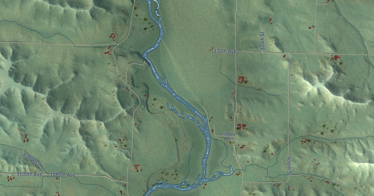 Map of Grant, Dunn County, Wisconsin in 2026