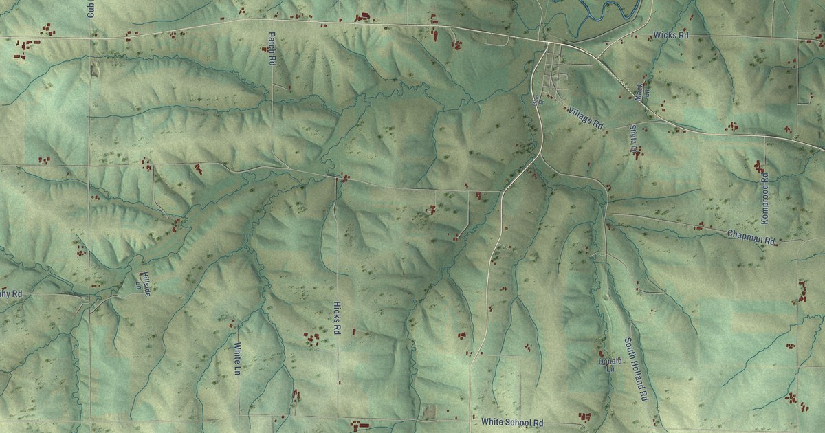 Map of the Town of Gratiot, Wisconsin in 2026