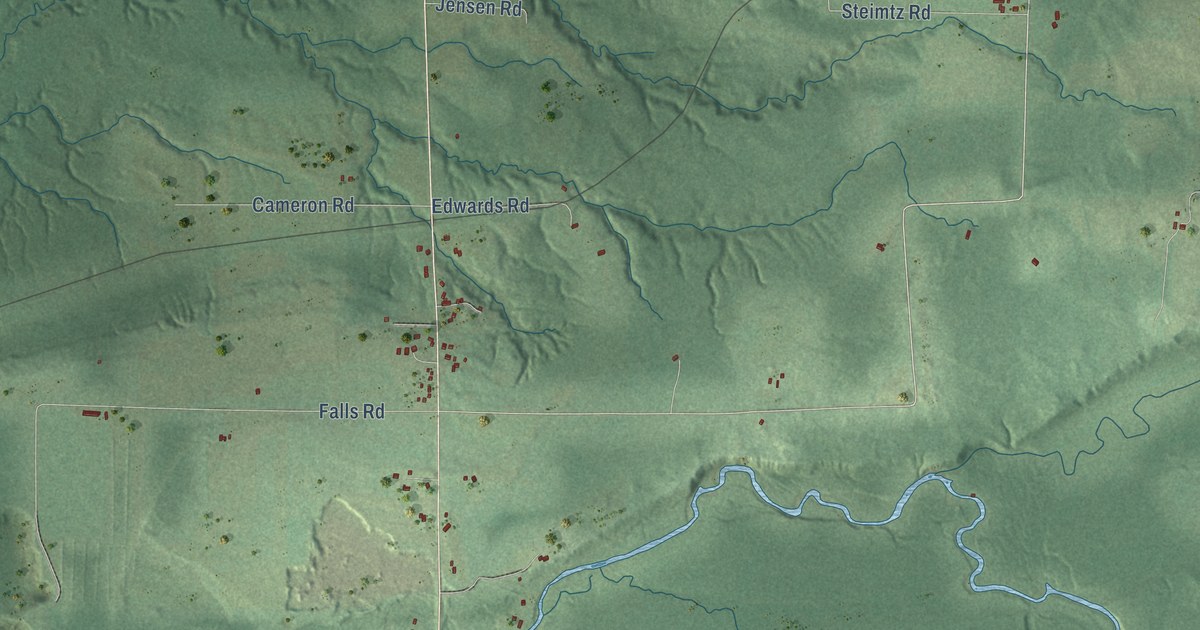 Map of Gurney, Wisconsin in 2026