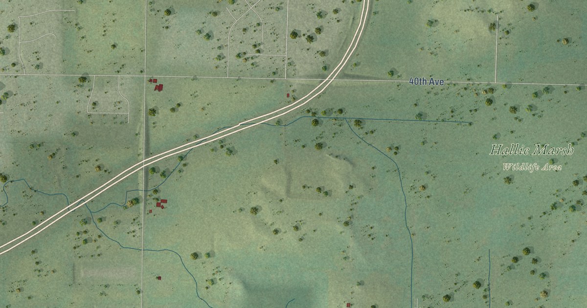 Map of Hallie, Wisconsin in 2026