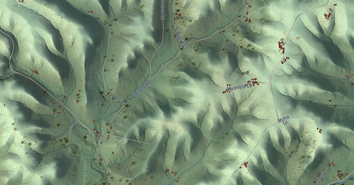 Map of Hamburg, Vernon County, Wisconsin in 2026