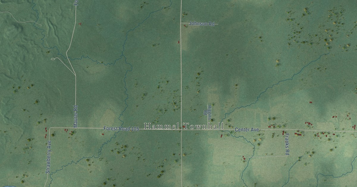 Map of Hammel, Wisconsin in 2026