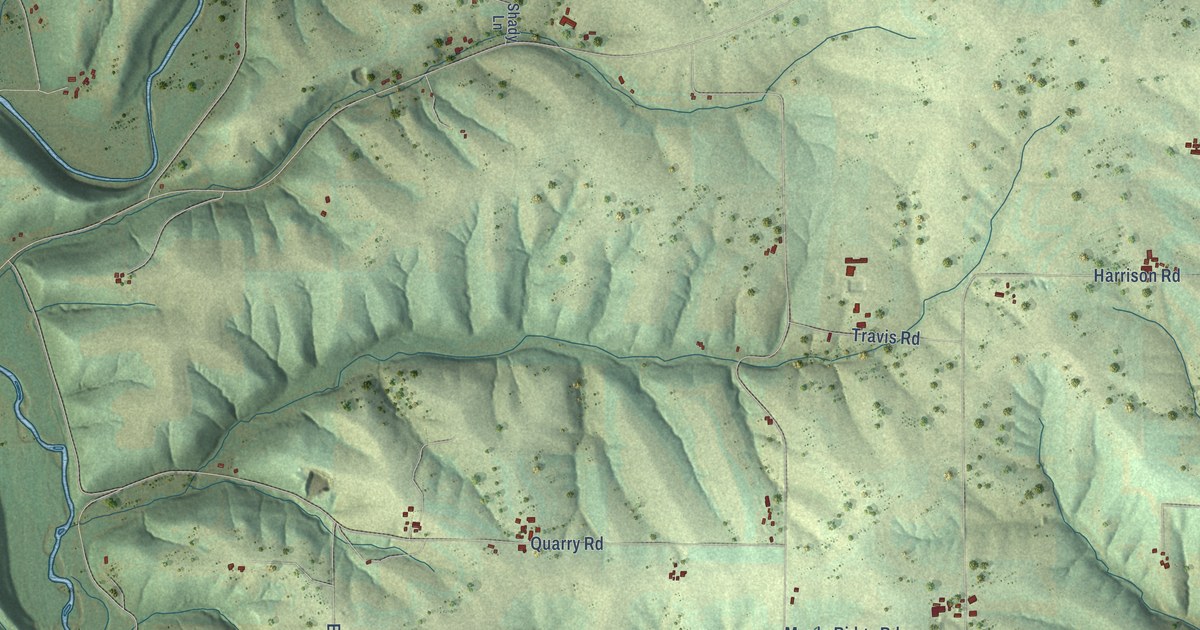 Map of the Town of Harrison, Grant County, Wisconsin in 2026