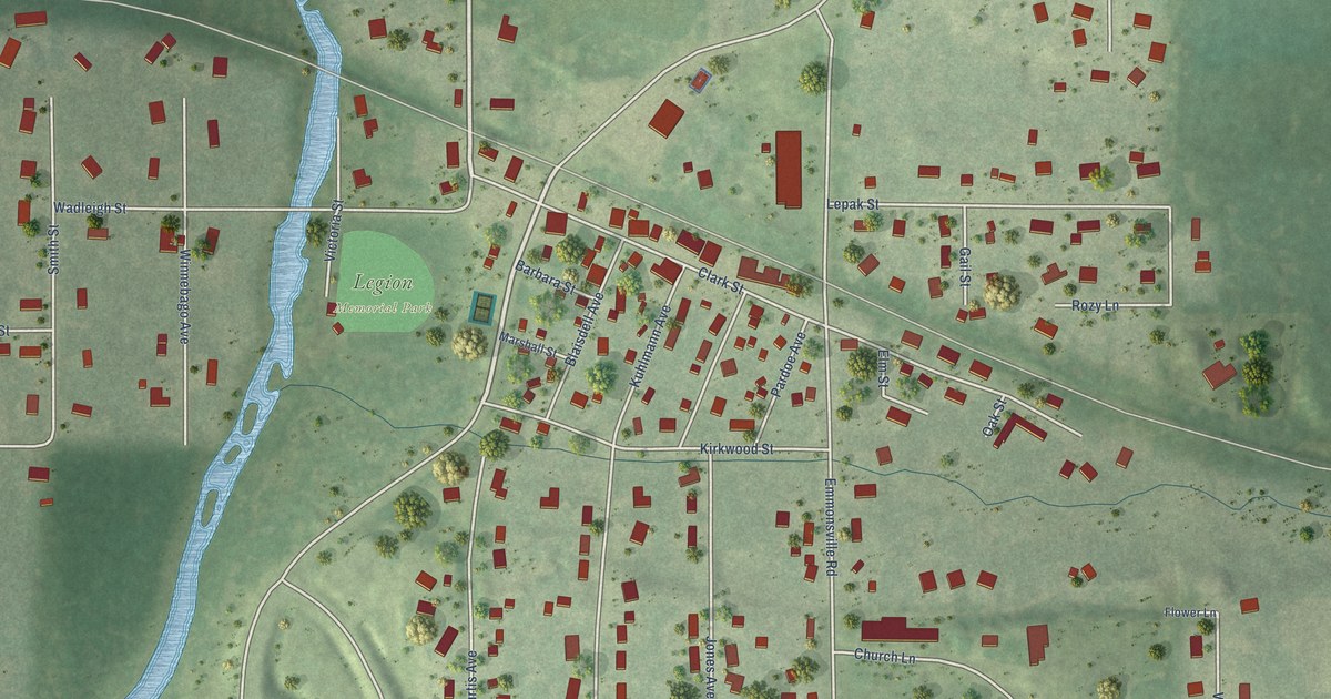 Map of Hatley, Wisconsin in 2026