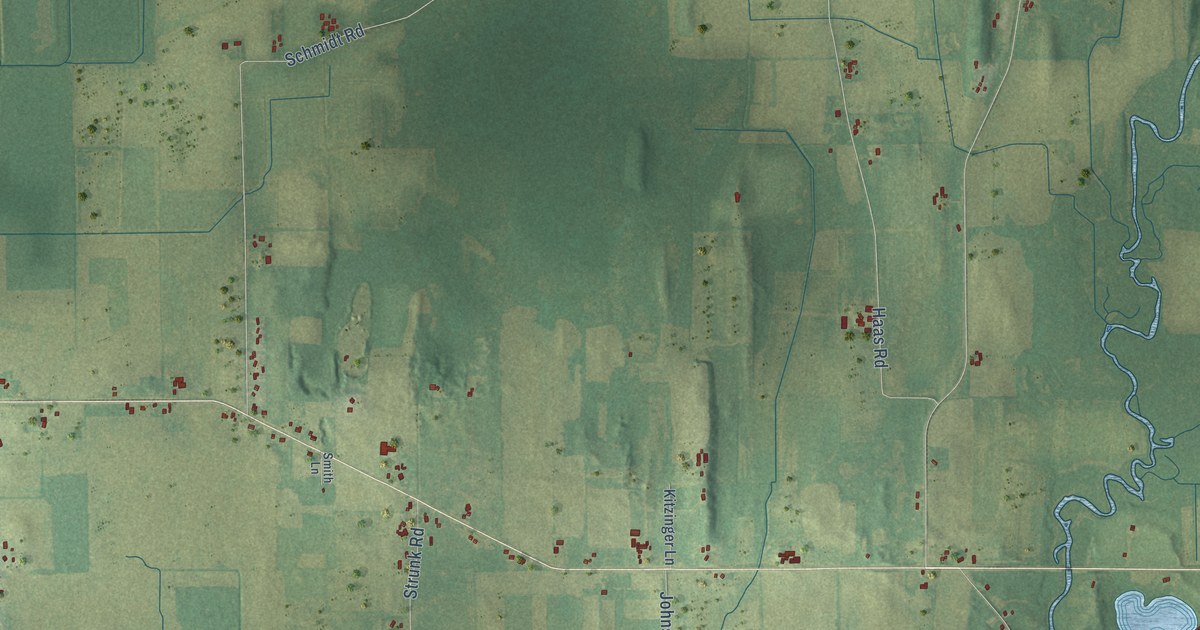 Map of Hebron, Wisconsin in 2026
