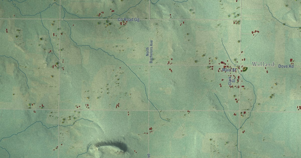 Map of Hendren, Wisconsin in 2026
