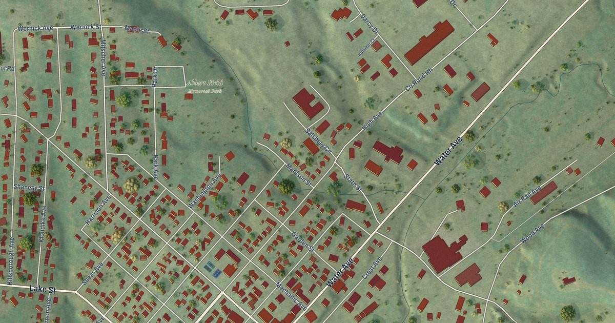 Map of Hillsboro, Wisconsin in 2026