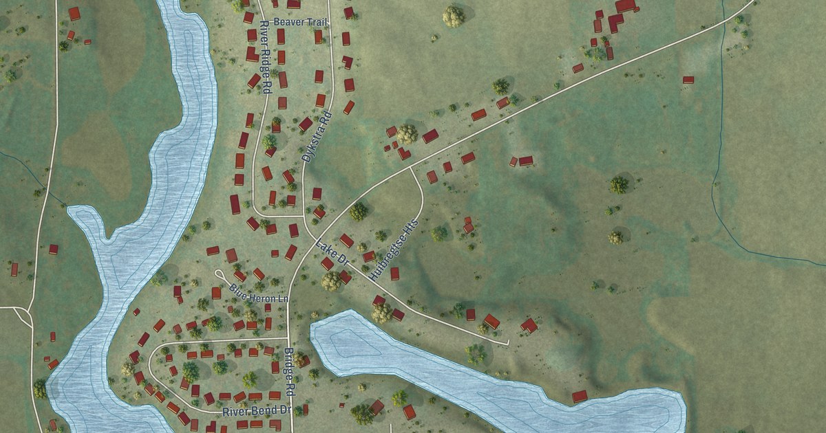 Map of Hingham, Wisconsin in 2026