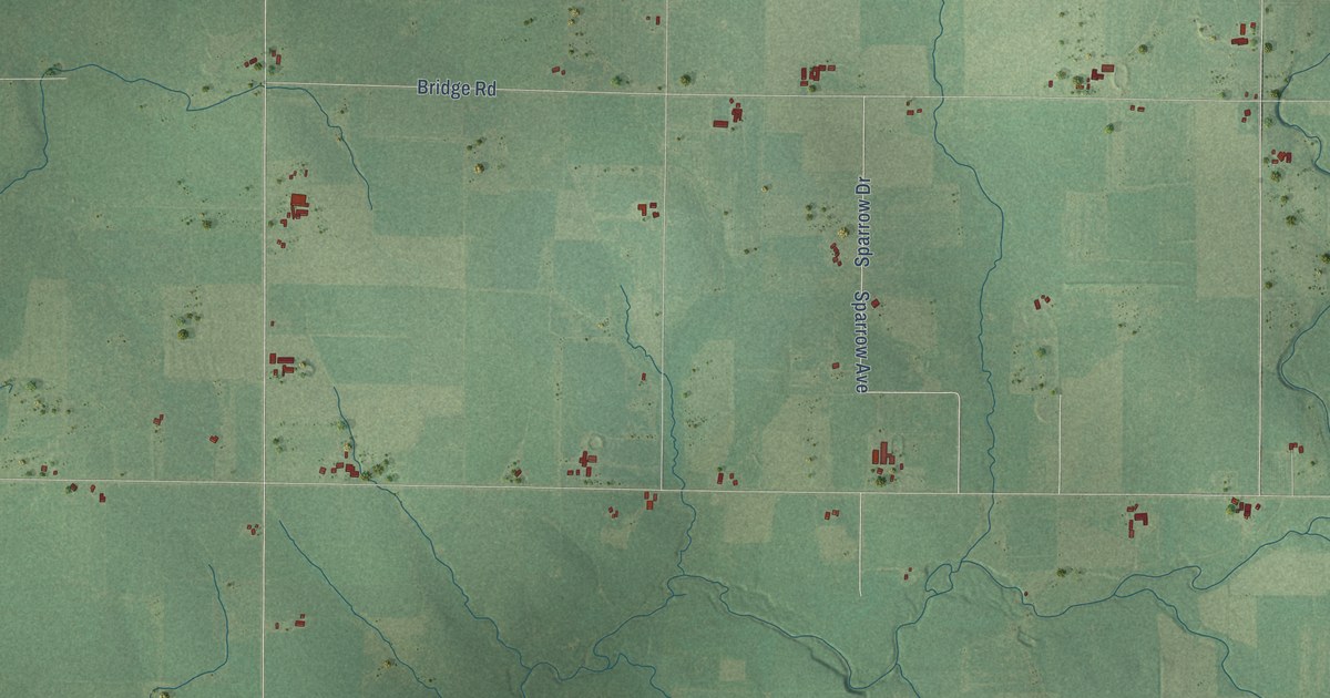 Map of Hoard, Wisconsin in 2026