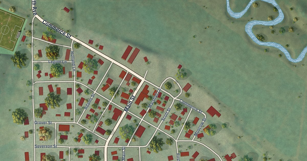 Map of Hollandale, Wisconsin in 2026