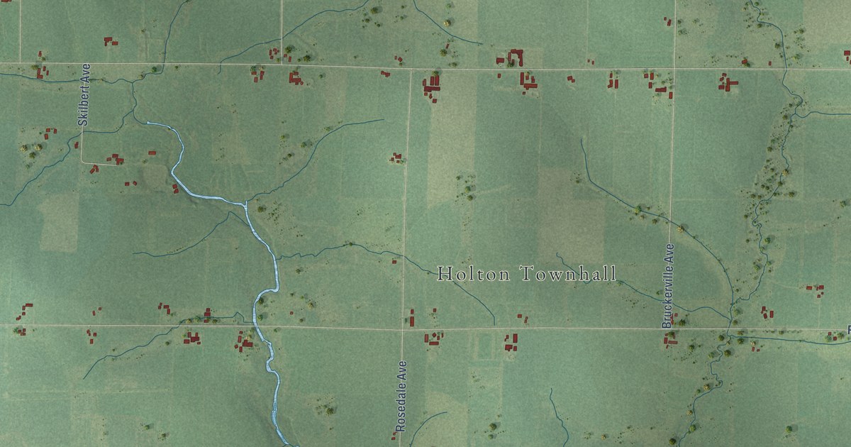 Map of Holton, Wisconsin in 2026