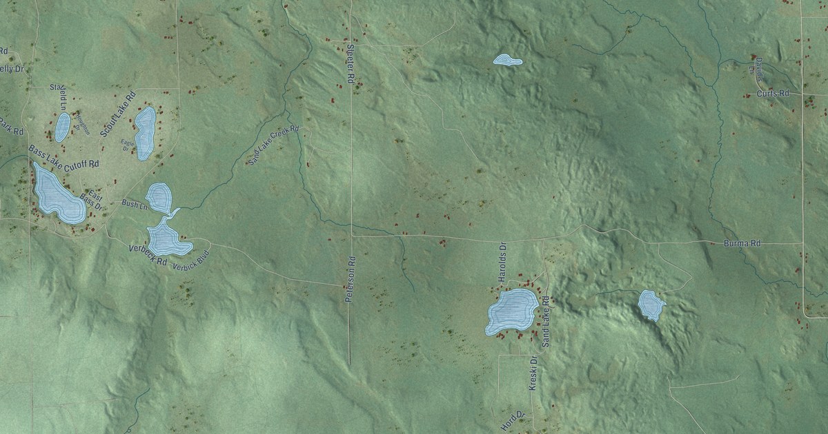 Map of Homestead, Wisconsin in 2026
