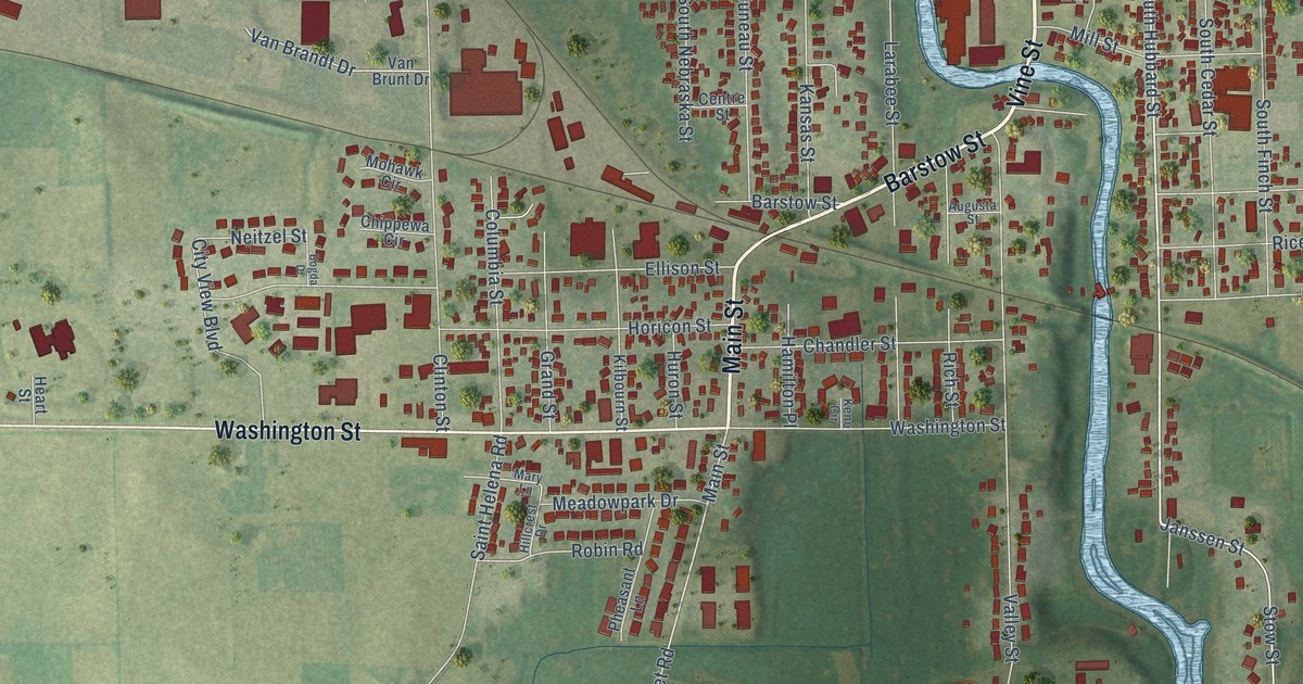 Map of Horicon, Wisconsin in 2026