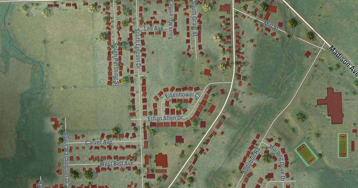 Map of Howards Grove, Wisconsin in 2026