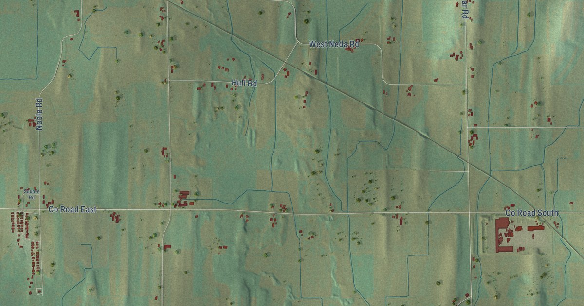Map of Hubbard, Dodge County, Wisconsin in 2026