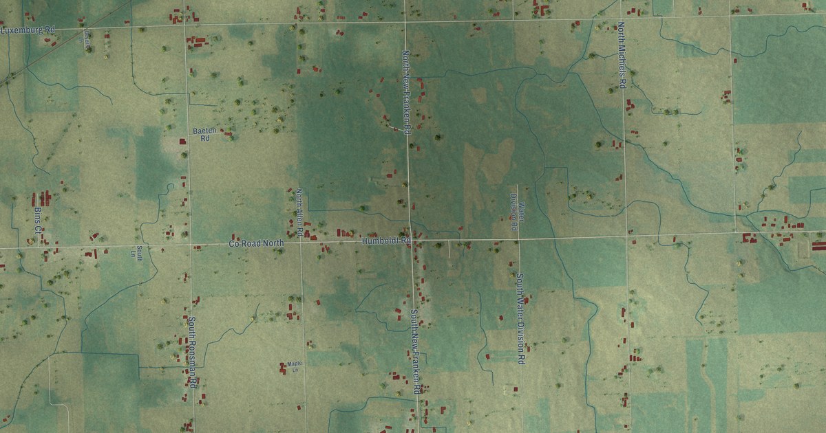 Map of Humboldt, Wisconsin in 2026