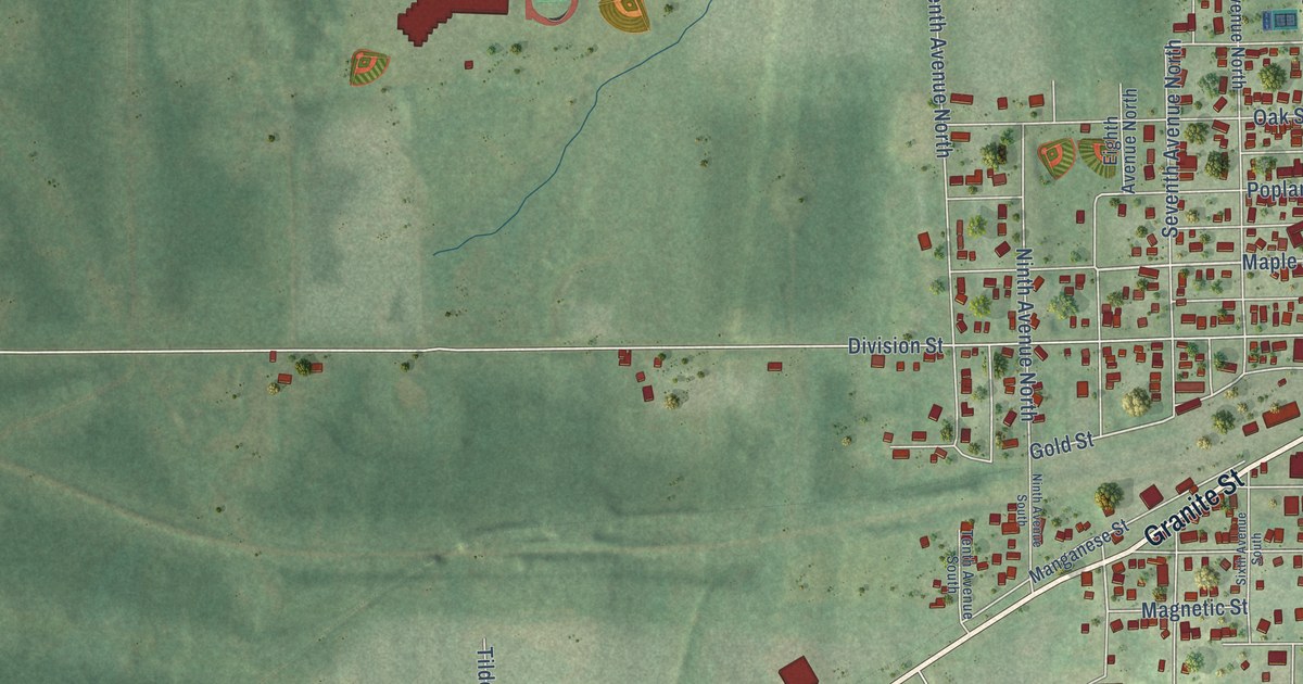Map of Hurley, Wisconsin in 2026