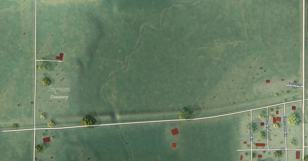 Map of Ingram, Wisconsin in 2026
