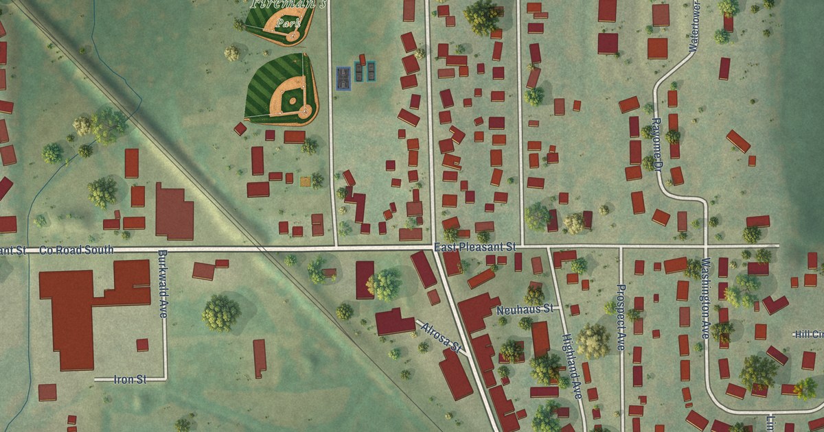 Map of Iron Ridge, Wisconsin in 2026