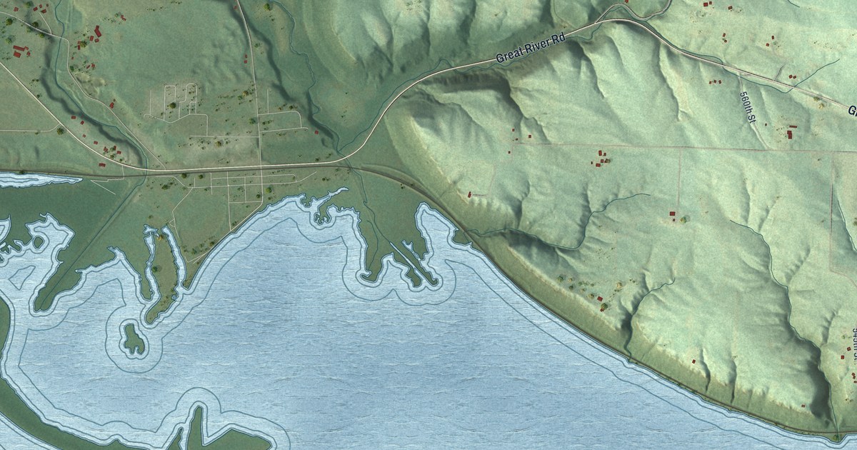 Map of Isabelle, Wisconsin in 2026