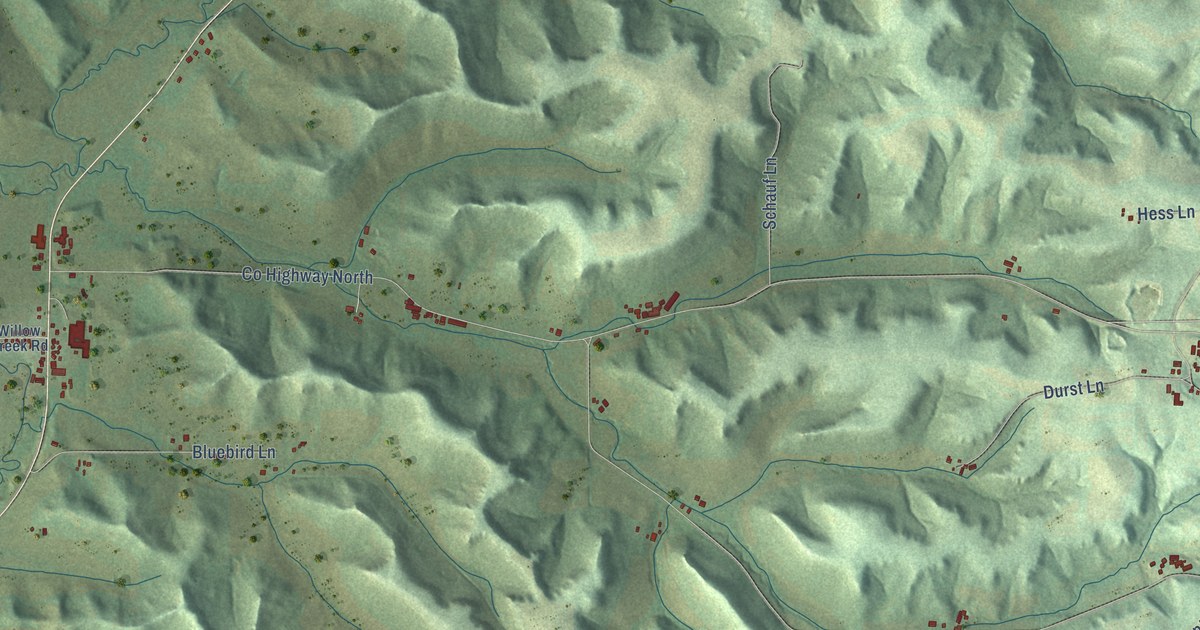 Map of Ithaca, Wisconsin in 2026