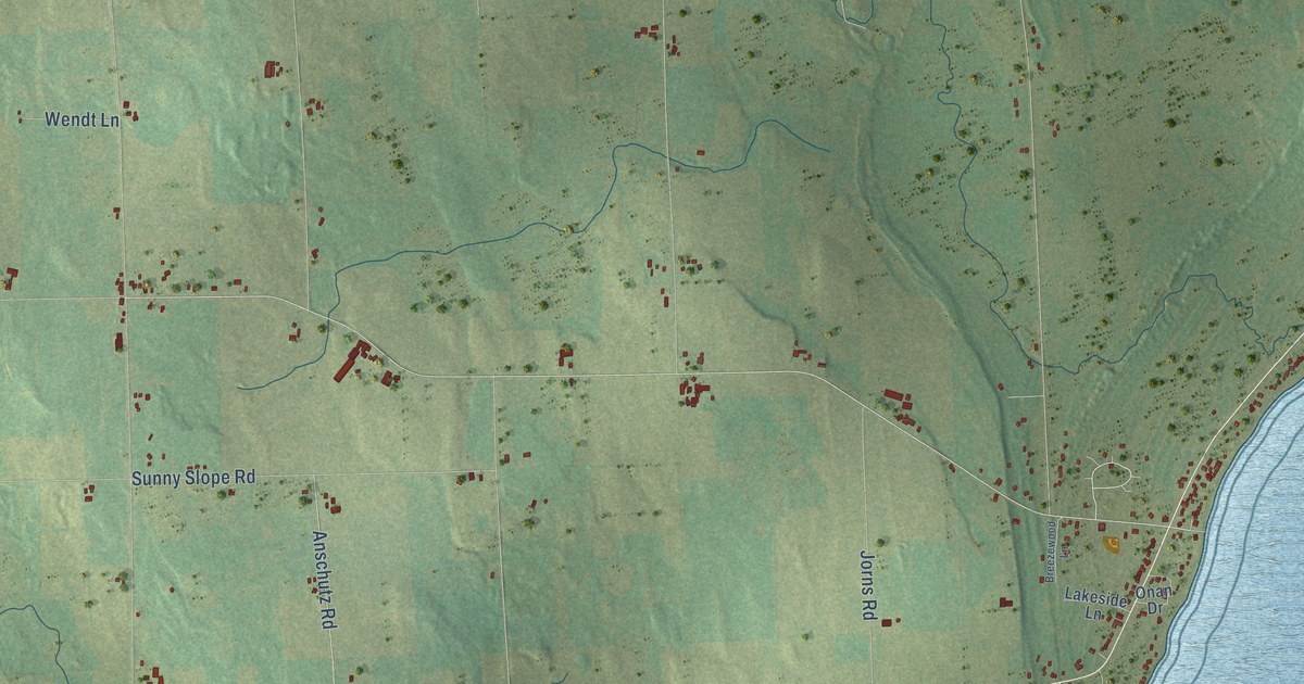 Map of Jacksonport, Wisconsin in 2026