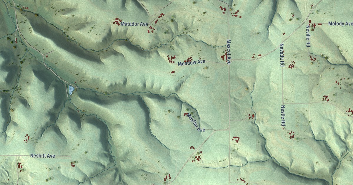 Map of the Town of Jefferson, Monroe County, Wisconsin in 2026
