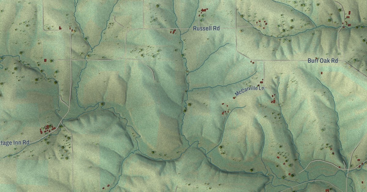 Map of Kendall, Lafayette County, Wisconsin in 2026