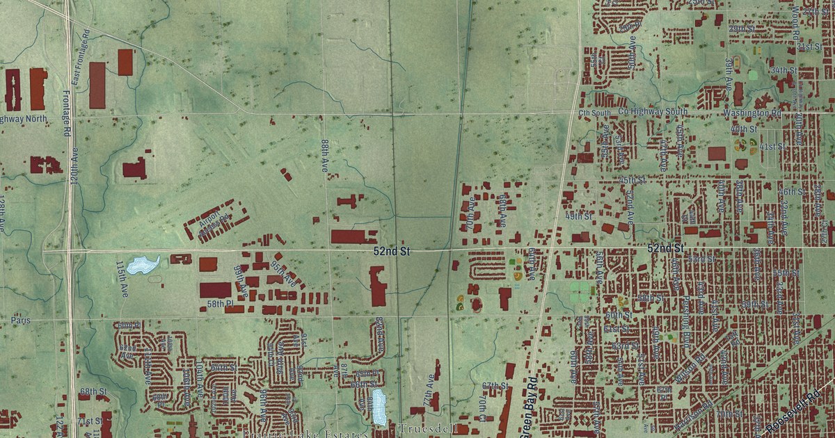 Map of Kenosha, Wisconsin in 2026