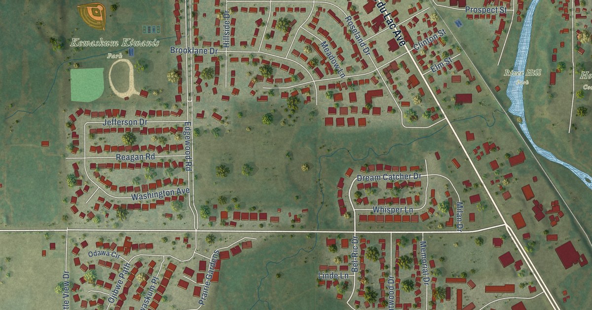 Map of Kewaskum, Wisconsin in 2026
