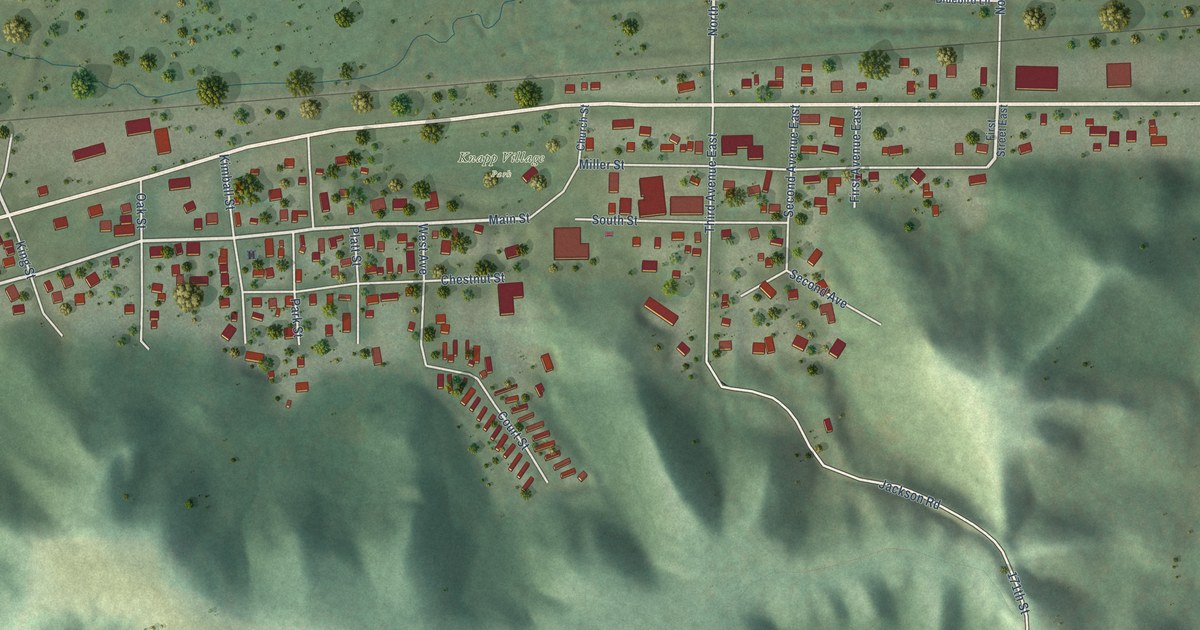 Map of Knapp, Dunn County, Wisconsin in 2026